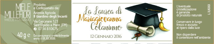 Bomboniere_miele_Laurea